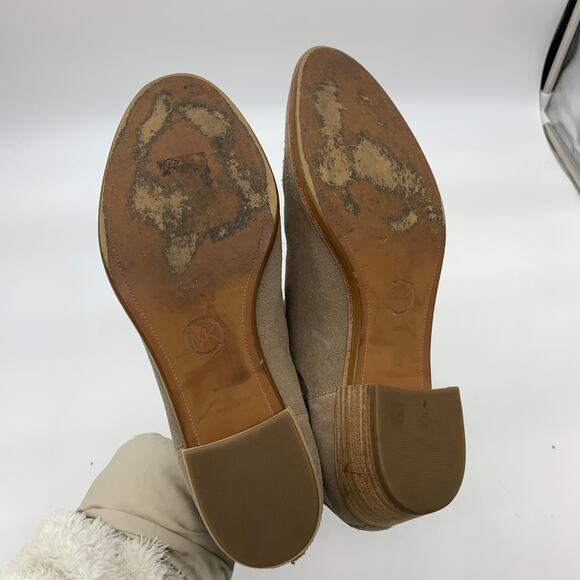 Michael Kors Suede Leather Boots Women Size 9M Ankle Bootie - Picture 4 of 14